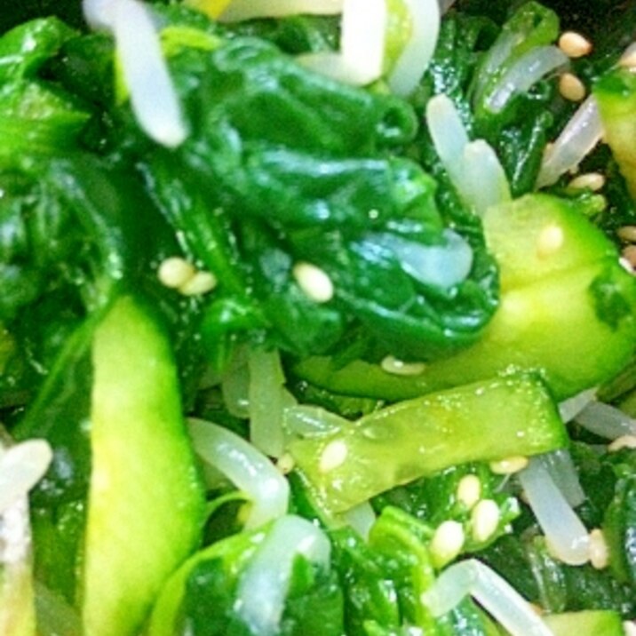 緑野菜のお手軽ナムル